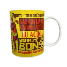 Caneca Porcelana Chapolin Colorado - Frases - 1