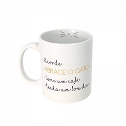Caneca De Porcelana - Abrace O Gato - 2