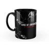 Caneca Sons Of Anarchy Black 325 Ml Interior E Alça Preta - 1