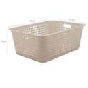 Ver imagem 3 de Kit 2 Caixas Organizadoras 40 Litros ou Bege