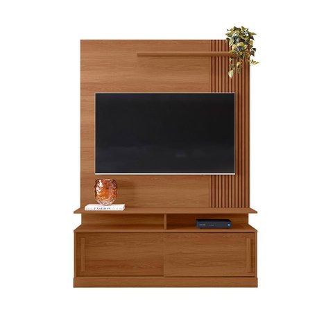 Painel Home Chicago com 2 Portas Tv até 60 Polegadas C/ Rodízios - Lukaliam Móveis