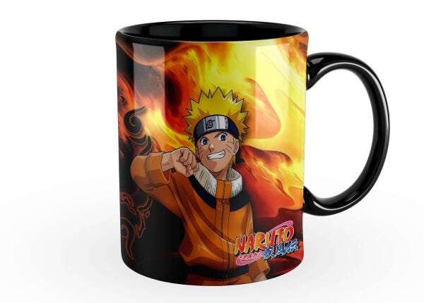 Caneca naruto preta