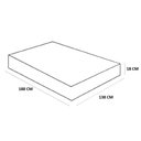 Ver imagem 3 de Colchão Casal de Espuma Airtech 100 D33 138x188x18cm Ortobom Grafite com Branco