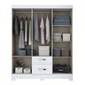 Guarda-Roupa Casal 6 Portas 2 Gavetas B22 - 2