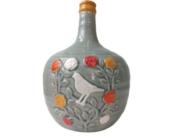 Vaso Decorativo de Cerâmica - China Shopping - 1