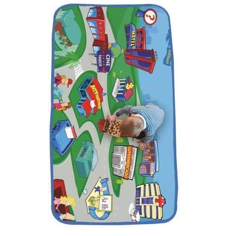 Tapete Infantil Cidade 86cm X 1.30cm