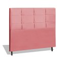 Ver imagem 1 de Cabeceira Estofada Box Casal Queen Size Encosto para Cama Hylux 164x126 Cm Rosa