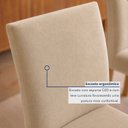 Ver imagem 6 de Conjunto Mesa de Jantar 6 Lugares MDF 180x90cm Diana e Espanha Cinamomo e Bege