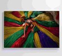 Ver mais imagens de Quadro Artesão Secando Tapetes Tradicionais Decor&quadros Nat138 120x80 Cm Vidro Impresso