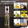 Kit 2 Pulverizador Azeite Vinagre Spray Borrifador Vidro - 9
