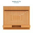 Ver imagem 5 de Painel Ripado para TV até 85 Polegadas 100% MDF 230,5CMX250CM Nicho Aloe Espresso Móveis