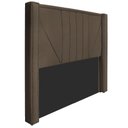 Ver imagem 7 de Cabeceira E Baú Casal 140Cm p/Cama Box - Adj Decor Marrom