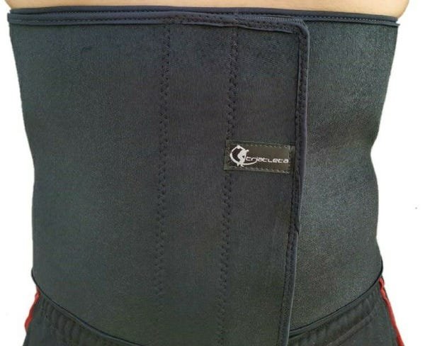 Faixa cinta abdominal Emagrecedora 25X135 cm neoprene - Masculina