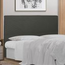 Ver imagem 3 de Cabeceira Cama Box King Viena 195 Cm Suede Cinza