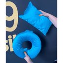 Ver imagem 2 de Kit Almofadas 2/5 Veludo Azul Turquesa - In9 Decor