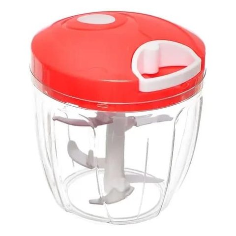 Processador Triturador de Alimentos Manual 5 Lâmina 900ml Sl-7872