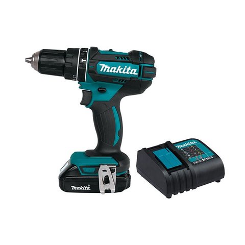 Parafusadeira Furadeira Makita Impacto 18v C/bateria 1.5ah 62nm Dhp482sy