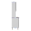 Ver imagem 4 de Kit de Cozinha Compacta 120cm em Aço Branco Retrô