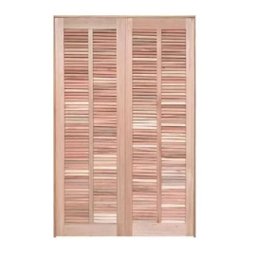 Porta Balcão Abrir Eucalipto 2,10x1,50 Cx14 Frainer Veneziana - Vidro - 2