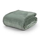 Ver imagem 1 de Cobertor Queen Dublin Manta Flannel Ultrasoft - Verde Louro - 100% Poliéster