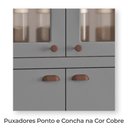Ver imagem 5 de Cozinha Completa Modulada Tuboarte Ágata 100% MDF com 2 Balcões 11 Portas e 6 Gavetas