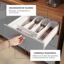 Ver imagem 7 de Cozinha Completa Modulada Florença 100% MDF com 2 Balcões 11 Portas e 6 Gavetas