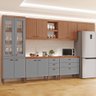 Cozinha Completa Modulada Tuboarte Ágata 100% MDF com 2 Balcões 11 Portas e 6 Gavetas - 1