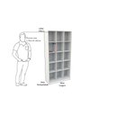 Ver imagem 2 de Armário Colmeia 100%mdf (organizador, livreiro ,Prateleira )  VETORIAL MÓVEIS