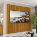 Ver imagem 1 de Painel para TV até 65 Polegadas Ripado com LED 174cm x 180cm 100% MDF Supremo Slim