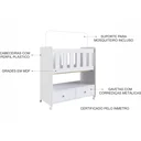 Ver imagem 4 de Mini Berço 2 Gavetas com Colchão Moisés