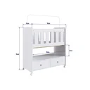 Ver imagem 3 de Mini Berço 2 Gavetas com Colchão Moisés