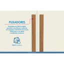 Ver mais imagens de Guarda Roupa Casal 6 Portas e 3 Gavetas T580 Canela/Off White - Kappesberg