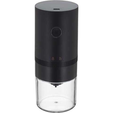 MOEDOR ELETRICO CAFÉ 18x7x7cm PLÁSTICO TRANSP USB