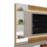 Estante Home para Tv 60 Polegadas Lumus Amarula/carvalho Europeu com Led 100% Mdf Deseo - 6