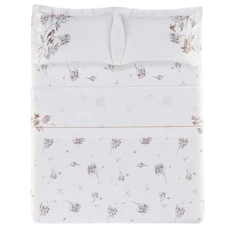 Jogo de Cama Casal 300 Fios Savello - Kacyumara Estampado