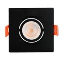 Ver imagem 1 de Spot de Embutir Quadrado Preto para Lâmpada Dicroica Mr16