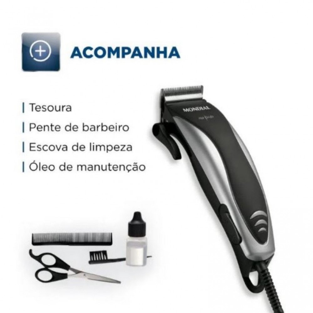 Cortador de Cabelo Mondial Cr-02 Hair Stylo - 4