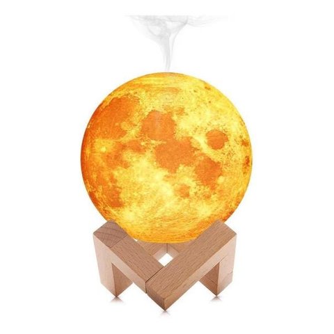 Umidificador Noturno Lua Cheia Led Usb Luatek