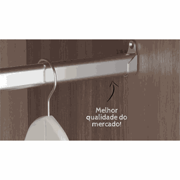 Tubo Cabideiro Oval Arara Para Guarda Roupas P M G Gg Xg:60cm - 4
