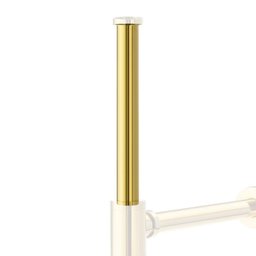 Prolongador de Sifão Metálico para Banheiro Line Dourado - 1