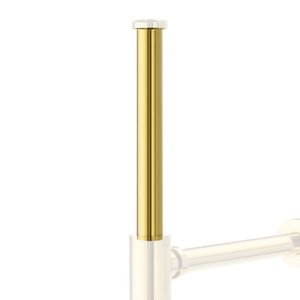 Prolongador de Sifão Metálico para Banheiro Line Dourado