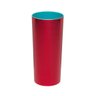 Kit 75 Copos Long Drink Metalizado Vermelho com Azul Tiffany - 1