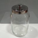 Ver imagem 4 de Pote Hermético de Vidro 4L Transparente 30x16x16cm Mantimentos Cozinha Tampa
