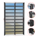 Ver imagem 3 de Porta Cor.c/Travessas 2F.Móv.210x120 Elite c/Fechad.Tetra V.Ref.Mix Preto Brimak
