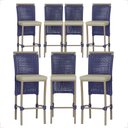 Ver imagem 1 de 7 Banqueta em Alumínio Roma Fendi Corda Náutica Tecido 7
