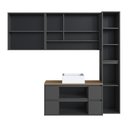 Ver imagem 3 de Conjunto para Banheiro 176cm com 4 Peças Gabinete Suspenso