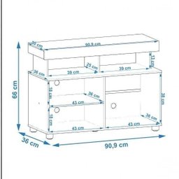 Rack para TV até 32 Polegadas Slim Permobili - 3