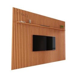 Painel Ripado Parede Grande 2.20m X 2.20m Nature Versátil Giga Móveis - 3