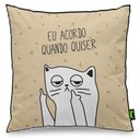 Ver imagem 1 de Almofada Gatinho Ranzinza Eu Acordo Quando Quiser