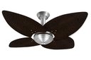 Ver imagem 1 de Ventilador de Teto Office Jet Aspen Venti-delta Prata Rattan Marrom 220v